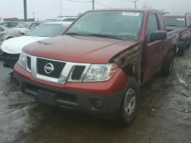 1N6BD0CT6GN771849 - 2016 NISSAN FRONTIER S MAROON photo 2