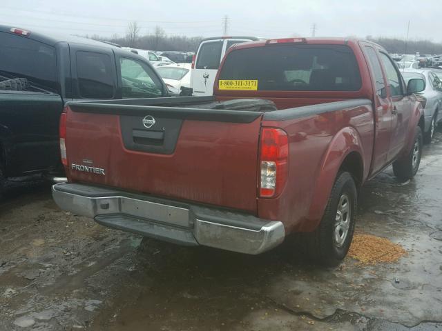 1N6BD0CT6GN771849 - 2016 NISSAN FRONTIER S MAROON photo 4