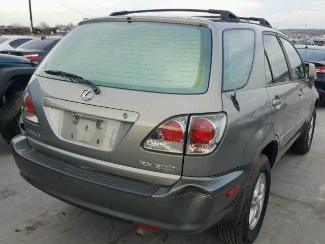 JTJGF10U220124664 - 2002 LEXUS RX 300 SILVER photo 4