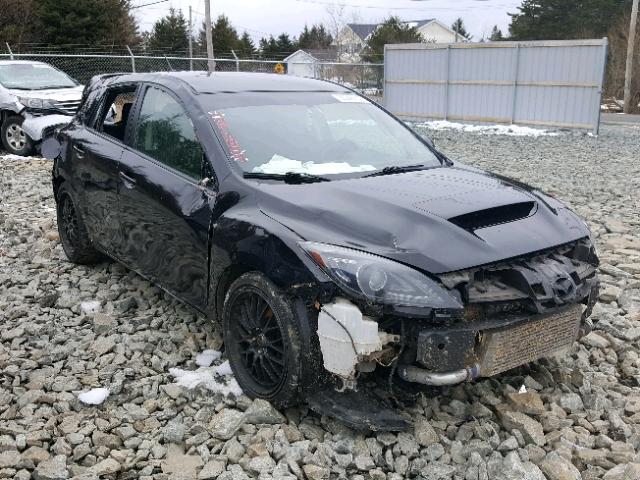 JM1BL1N38C1687784 - 2012 MAZDA SPEED 3 BLACK photo 1