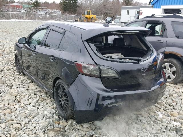 JM1BL1N38C1687784 - 2012 MAZDA SPEED 3 BLACK photo 3