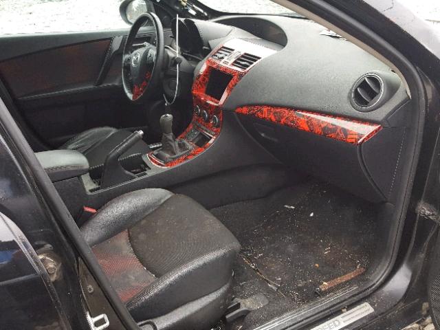 JM1BL1N38C1687784 - 2012 MAZDA SPEED 3 BLACK photo 5
