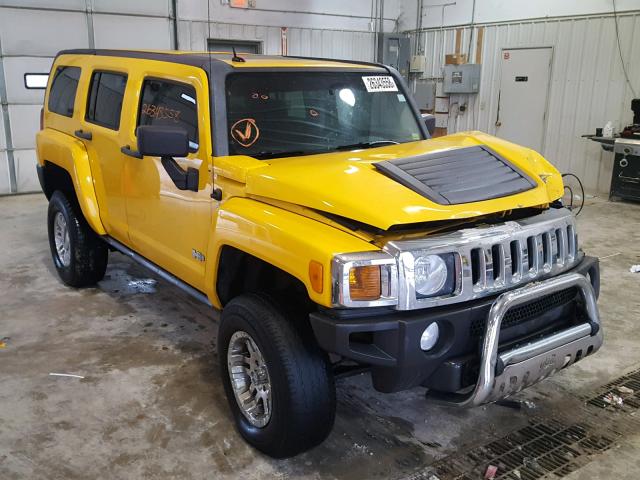 5GTDN13E178149716 - 2007 HUMMER H3 YELLOW photo 1