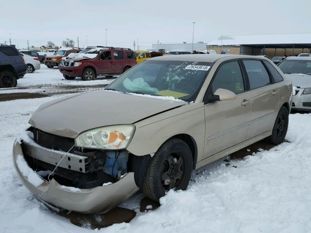 1G1ZT61866F178046 - 2006 CHEVROLET MALIBU MAX GOLD photo 2