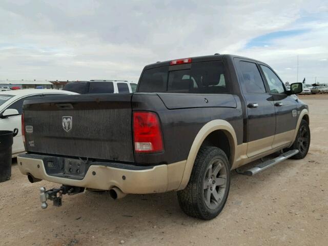 1D7RB1CT5BS602824 - 2011 DODGE RAM 1500 BROWN photo 4