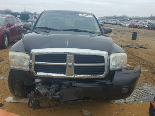 1D7HE48P07S207294 - 2007 DODGE DAKOTA QUA BLACK photo 7