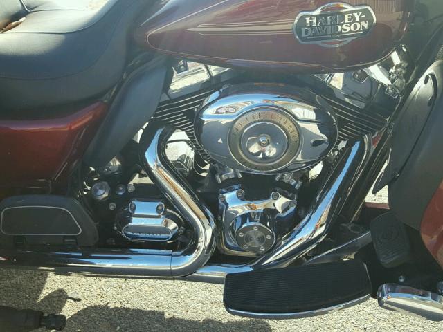 1HD1MAM14AB854141 - 2010 HARLEY-DAVIDSON FLHTCUTG MAROON photo 7