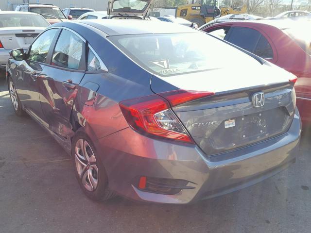 19XFC2F58GE240771 - 2016 HONDA CIVIC LX GRAY photo 3