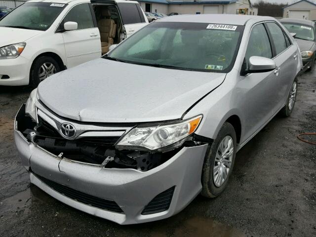 4T4BF1FK7CR248623 - 2012 TOYOTA CAMRY BASE SILVER photo 2