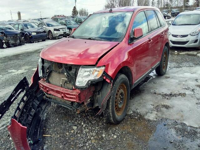 2FMDK3JC7ABA47446 - 2010 FORD EDGE SEL RED photo 2