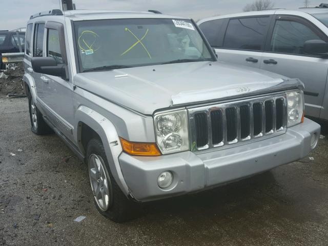 1J8HG58256C139994 - 2006 JEEP COMMANDER SILVER photo 1