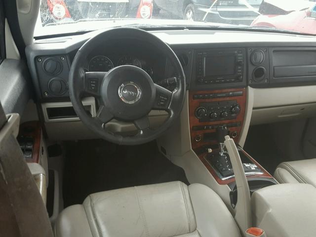 1J8HG58256C139994 - 2006 JEEP COMMANDER ვერცხლისფერი ფოტო 10
