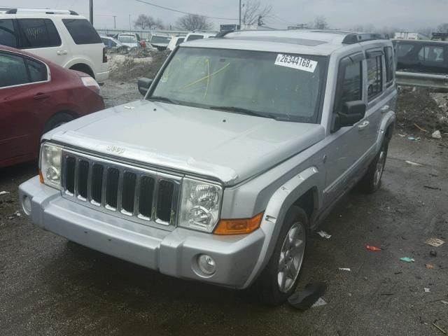 1J8HG58256C139994 - 2006 JEEP COMMANDER ვერცხლისფერი ფოტო 2