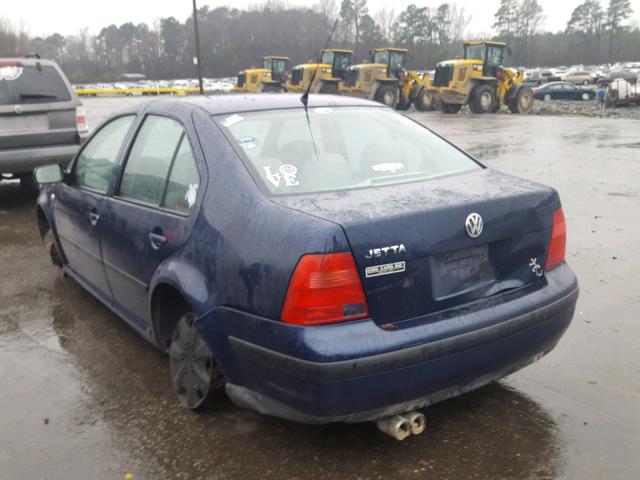 3VWRK69M01M115252 - 2001 VOLKSWAGEN JETTA GL BLUE photo 3