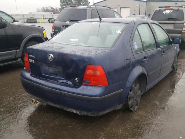 3VWRK69M01M115252 - 2001 VOLKSWAGEN JETTA GL BLUE photo 4