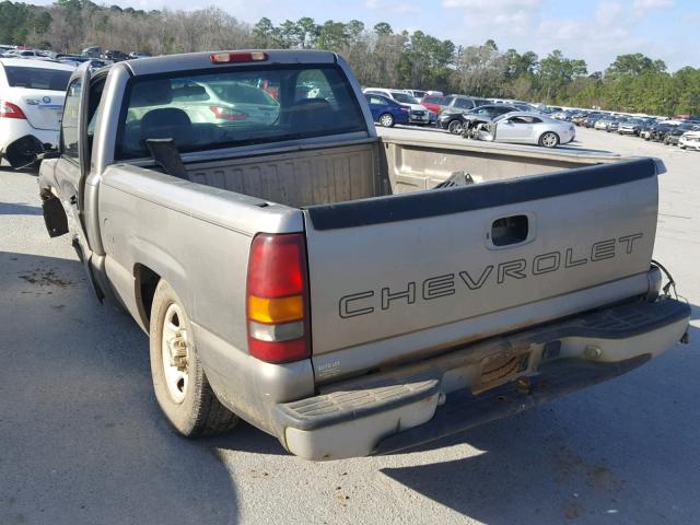 1GCEC14W2YZ109732 - 2000 CHEVROLET SILVERADO SILVER photo 3