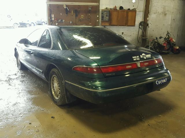 1LNLM91VXPY747919 - 1993 LINCOLN MARK VIII GREEN photo 3