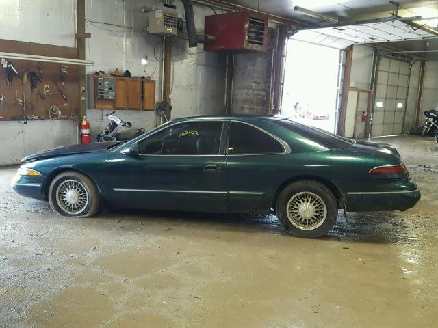 1LNLM91VXPY747919 - 1993 LINCOLN MARK VIII GREEN photo 9