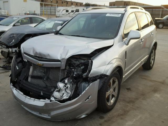 3GNAL3EK7ES513714 - 2014 CHEVROLET CAPTIVA LT SILVER photo 2