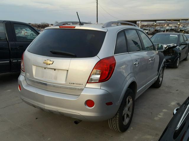 3GNAL3EK7ES513714 - 2014 CHEVROLET CAPTIVA LT SILVER photo 4