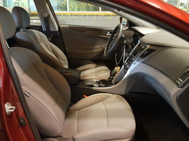 5NPEB4AC9EH849294 - 2014 HYUNDAI SONATA GLS RED photo 5