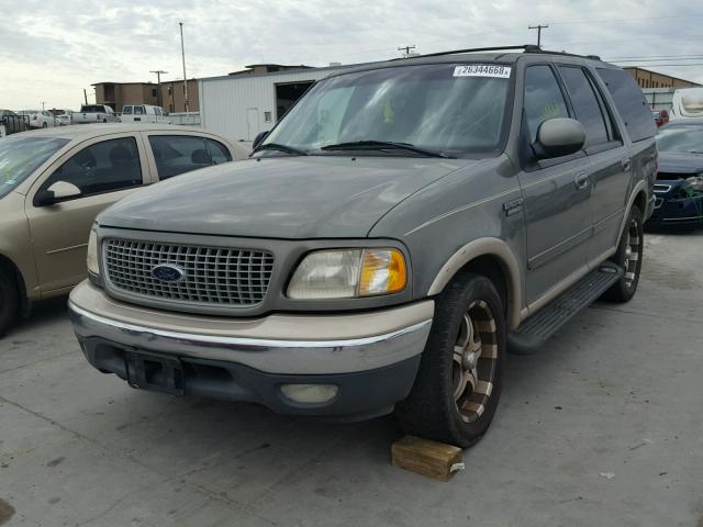 1FMRU17L7XLA74473 - 1999 FORD EXPEDITION GRAY photo 2