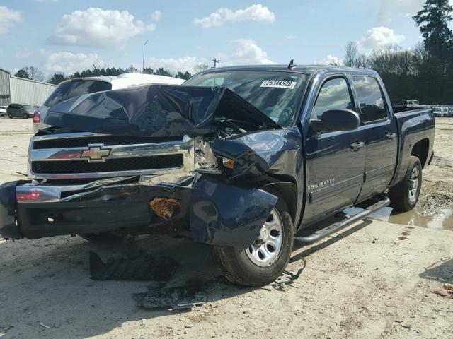 3GCEC13CX9G135407 - 2009 CHEVROLET SILVERADO BLUE photo 2