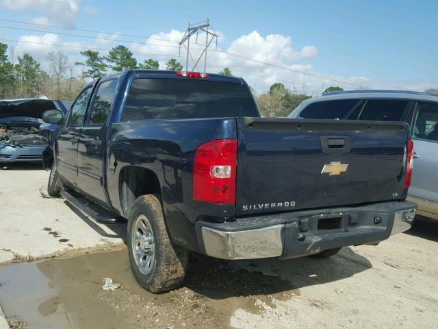 3GCEC13CX9G135407 - 2009 CHEVROLET SILVERADO BLUE photo 3