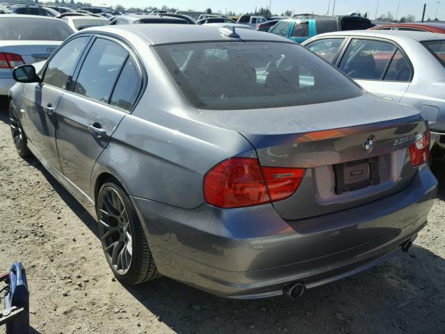 WBAPN7C57BA950088 - 2011 BMW 335 D SILVER photo 3