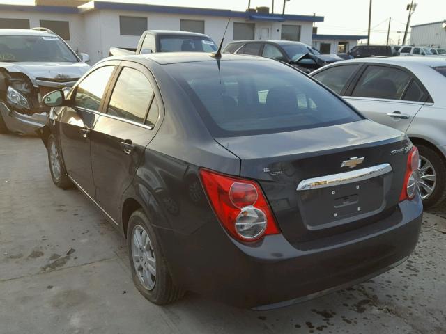 1G1JC5SH4E4129914 - 2014 CHEVROLET SONIC LT BLACK photo 3