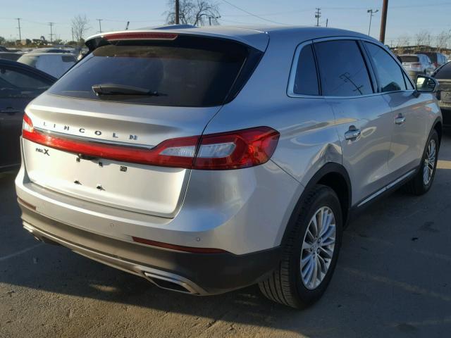 2LMTJ6KR1GBL25550 - 2016 LINCOLN MKX SELECT SILVER photo 4