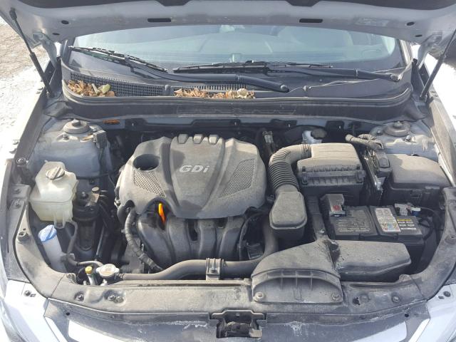 5NPEB4AC5EH924816 - 2014 HYUNDAI SONATA GLS BLUE photo 7