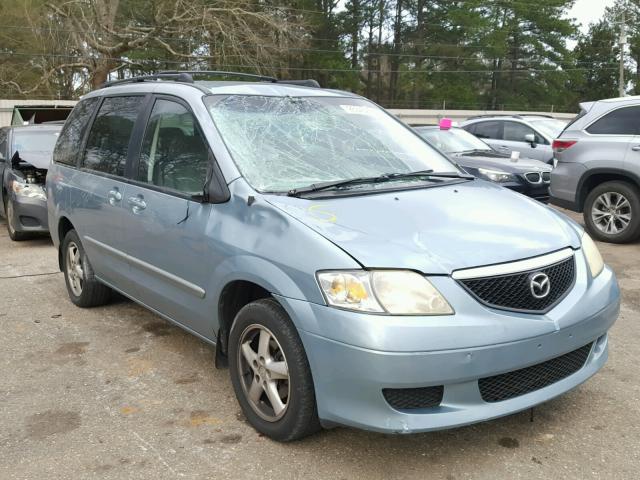 JM3LW28A130343335 - 2003 MAZDA MPV WAGON TEAL photo 1