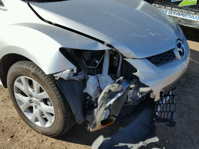 JM3ER293370149041 - 2007 MAZDA CX-7 SILVER photo 9