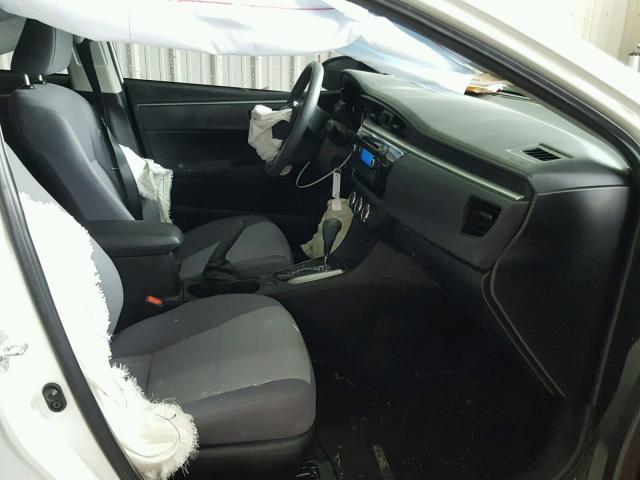 5YFBURHE1FP235703 - 2015 TOYOTA COROLLA L WHITE photo 5