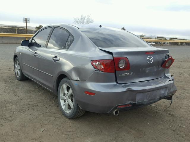 JM1BK32F361471519 - 2006 MAZDA 3 I GRAY photo 3