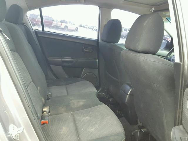 JM1BK32F361471519 - 2006 MAZDA 3 I GRAY photo 6