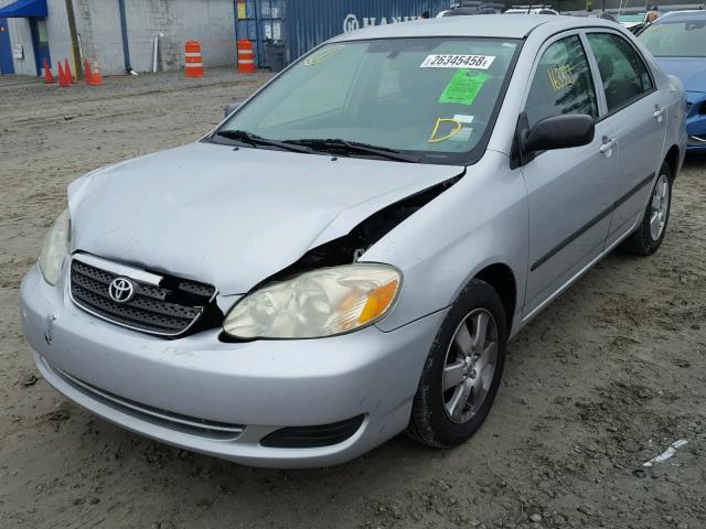 1NXBR32E26Z742373 - 2006 TOYOTA COROLLA CE SILVER photo 2