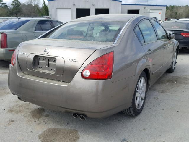 1N4BA41E36C839502 - 2006 NISSAN MAXIMA SE GOLD photo 4