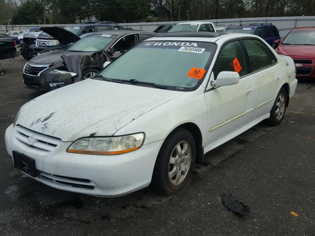 JHMCG566X1C025701 - 2001 HONDA ACCORD EX WHITE photo 2