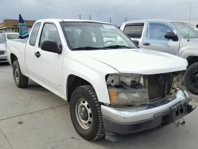 1GCCS19E878130826 - 2007 CHEVROLET COLORADO WHITE photo 1