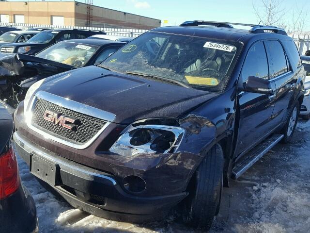 1GKEV23D19J207297 - 2009 GMC ACADIA SLT MAROON photo 2