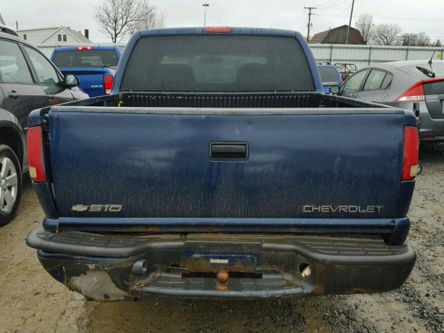 1GCDT13X13K108174 - 2003 CHEVROLET S TRUCK S1 BLUE photo 9