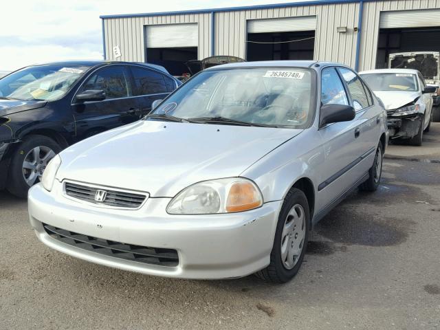 2HGEJ6678VH533390 - 1997 HONDA CIVIC LX SILVER photo 2