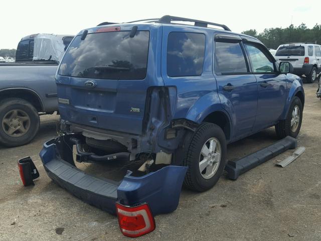 1FMCU0DG9AKC45941 - 2010 FORD ESCAPE XLT BLUE photo 4