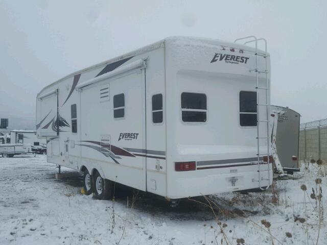 4YDF323274H482657 - 2004 EVER 5TH WHEEL WHITE photo 3