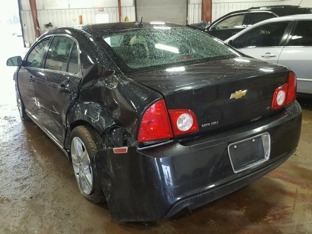 1G1ZH57B29F248032 - 2009 CHEVROLET MALIBU 1LT BLACK photo 3