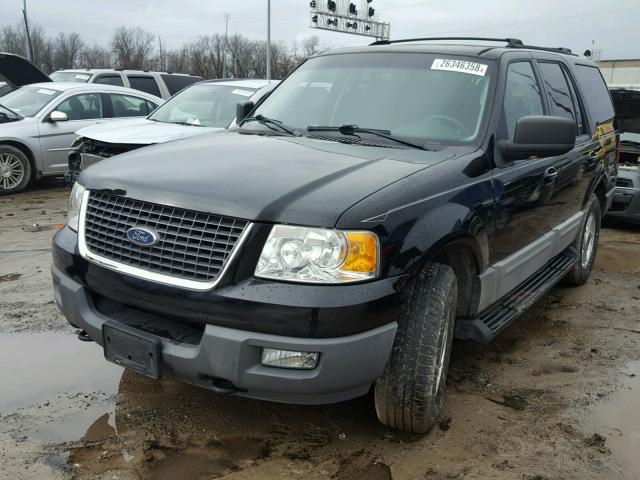 1FMFU16L43LA26251 - 2003 FORD EXPEDITION BLACK photo 2