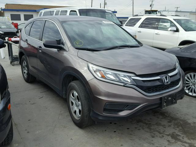 3CZRM3H33FG700850 - 2015 HONDA CR-V LX BROWN photo 1