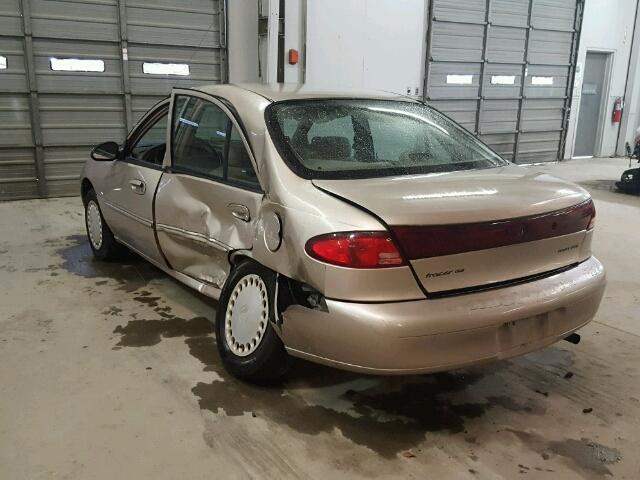 1MEFM10P9XW620112 - 1999 MERCURY TRACER GS TAN photo 3